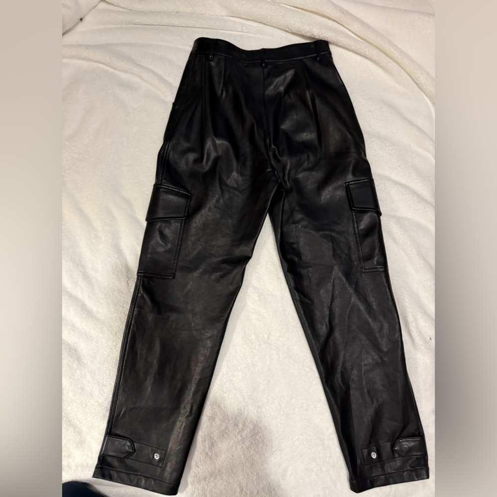 Wilfred Free Black Faux Leather Pants